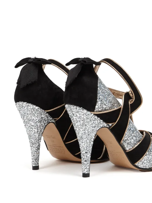 Maison Margiela Tabi Monster Panelled Pumps | Black | FARFETCH