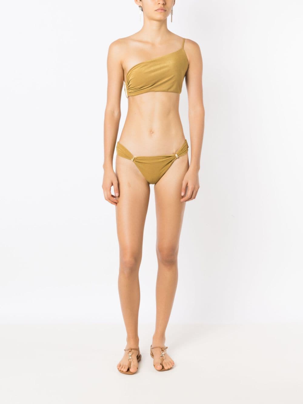 Lenny Niemeyer Asymmetrische bikini - Bruin