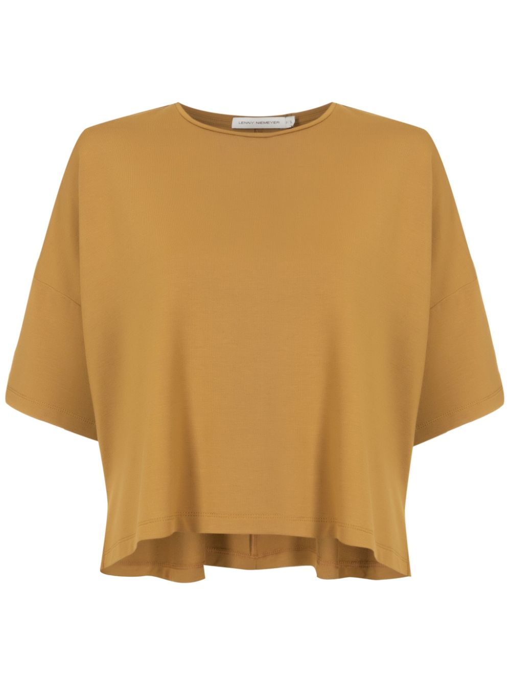 Lenny Niemeyer drop-shoulder cropped T-shirt - Brown