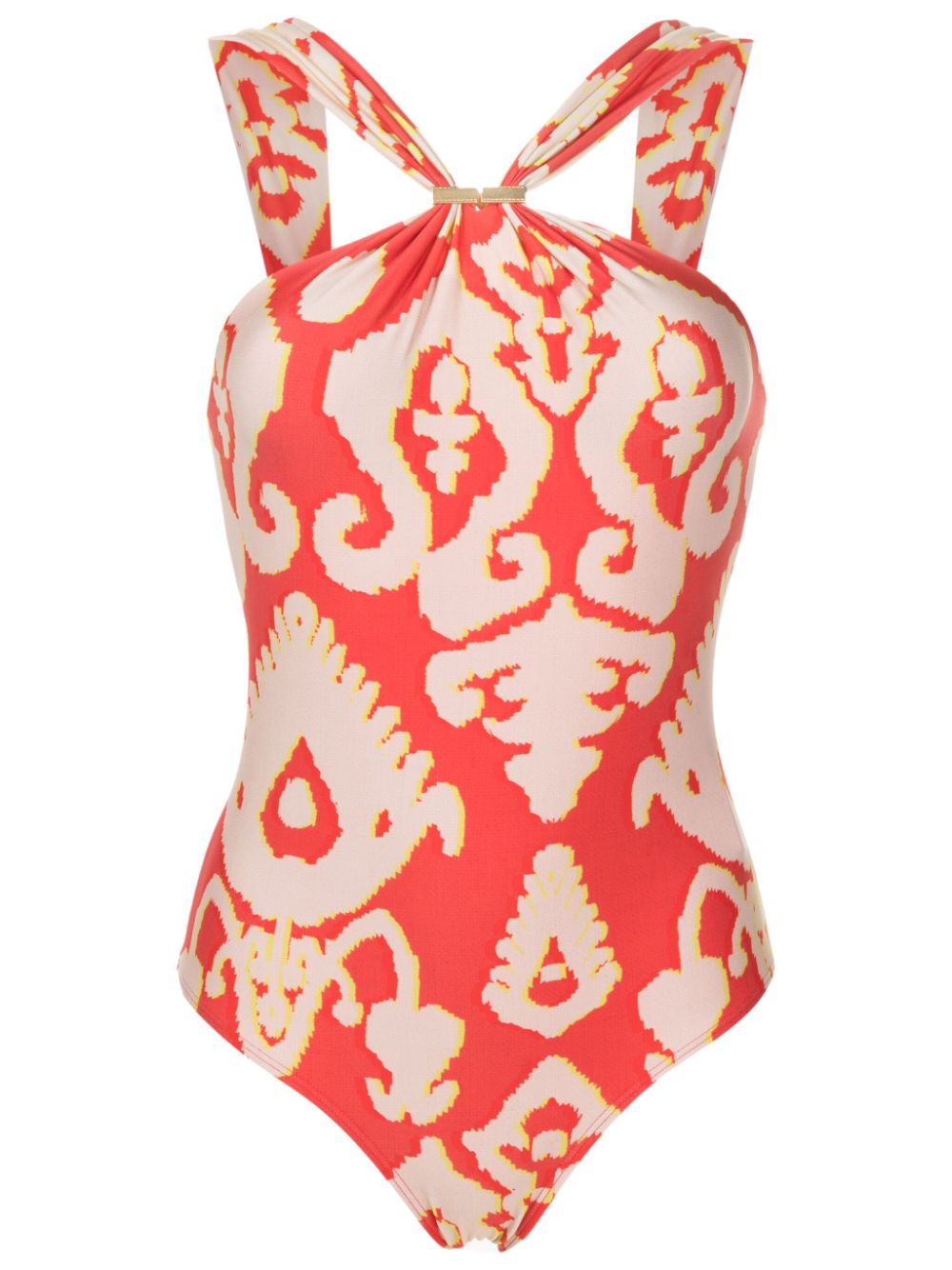 Lenny Niemeyer gathered-panel sleeveless swimsuit