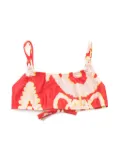 Lenny Niemeyer Turquia rear-tie bikini top - Orange