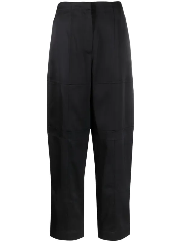 Jil Sander ローライズ ストレートパンツ | ブラック | FARFETCH JP