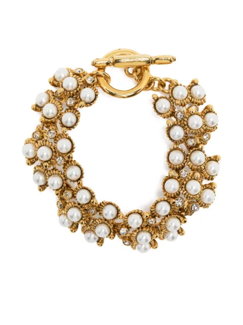 Kenneth Jay Lane Light Antique pearl bracelet