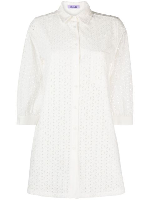 MC2 Saint Barth Helena broderie anglaise shirt Women