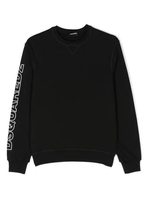 DSQUARED2 KIDS logo-print cotton sweatshirt