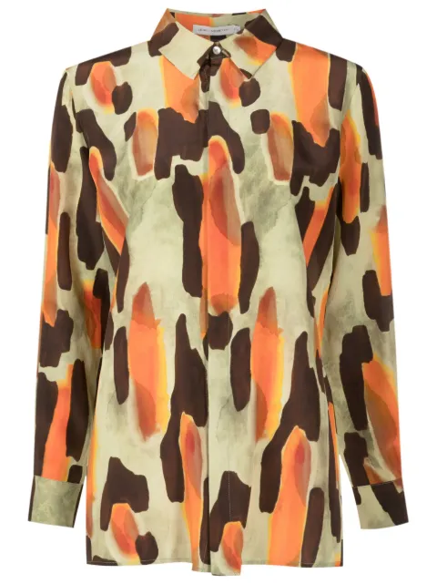 Lenny Niemeyer Caju button-up silk shirt