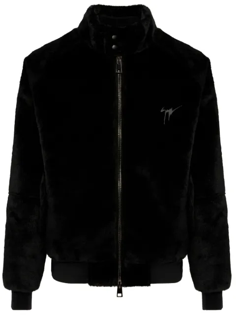 Giuseppe Zanotti chamarra con placa del logo