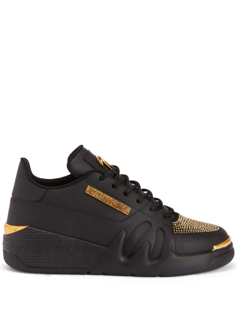 Giuseppe Zanotti Talon sneakers verfraaid met stras Zwart