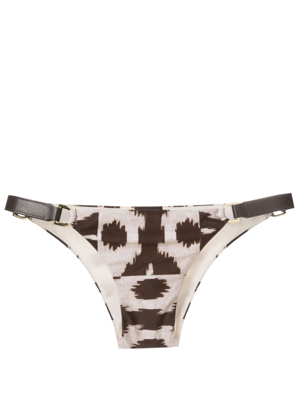 Lenny Niemeyer Puglia strap-detailing bikini bottoms - Brown