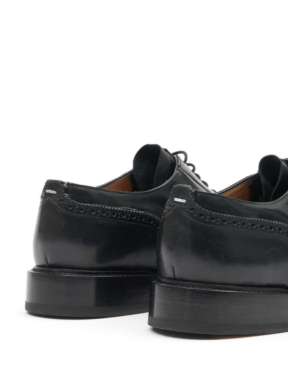 Maison Margiela Tabi Monster leren brogues Zwart