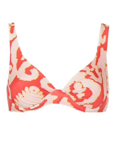 Lenny Niemeyer graphic-print bikini top