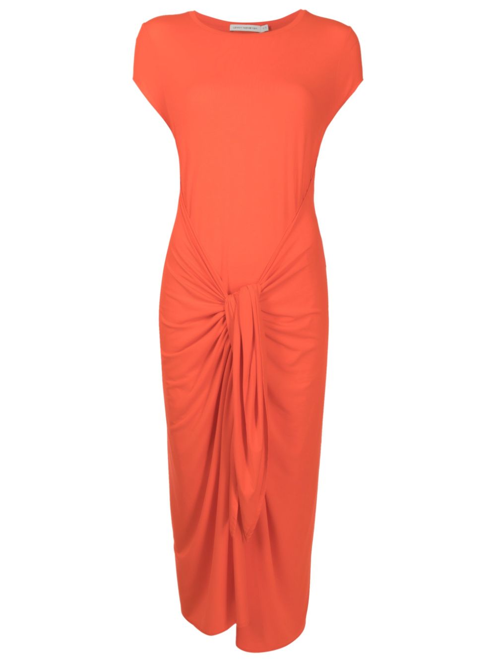 Lenny Niemeyer Knot-detailing Beach Dress In Red