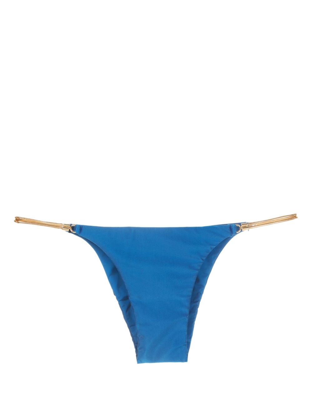 Lenny Niemeyer Chain-link Thin-straps Bikini Bottoms In Blue