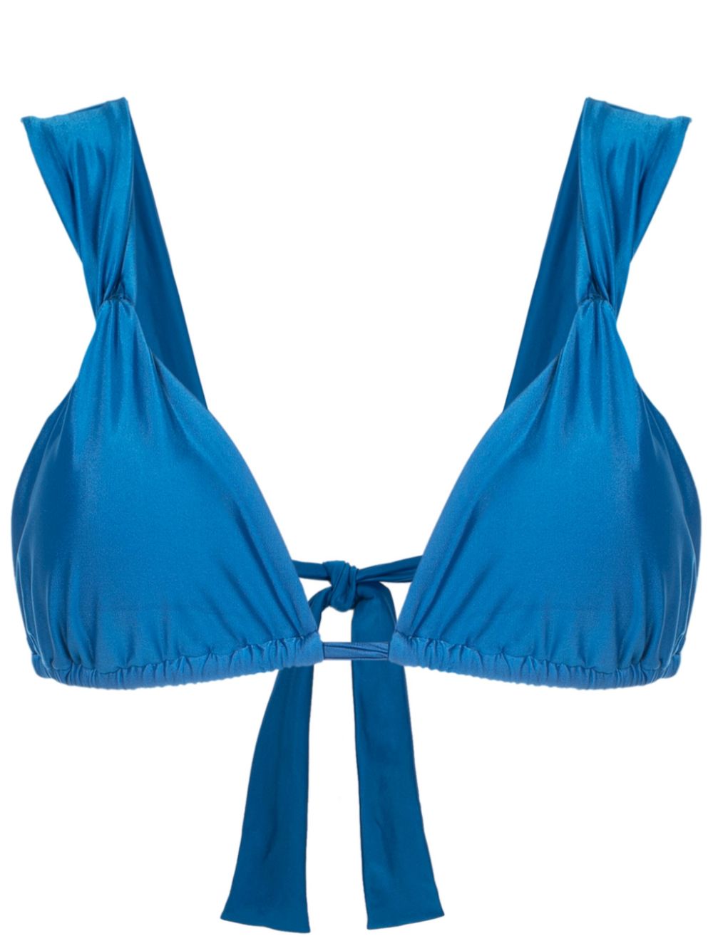 Lenny Niemeyer twist-detailing bikini top - Blue