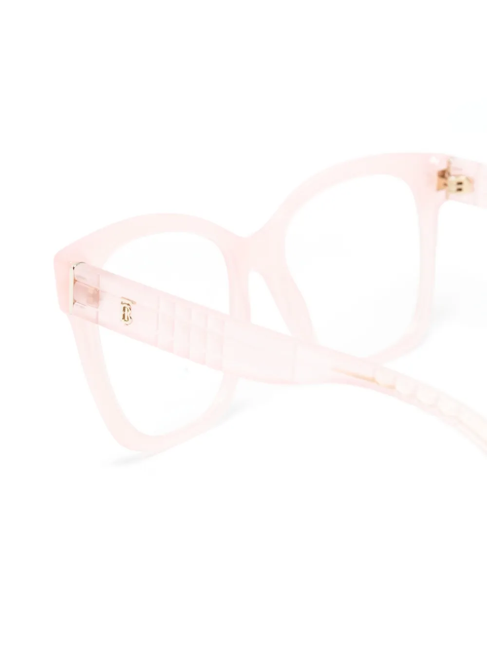 Burberry Eyewear Oversize Cat-eye Frame Glasses In Pink