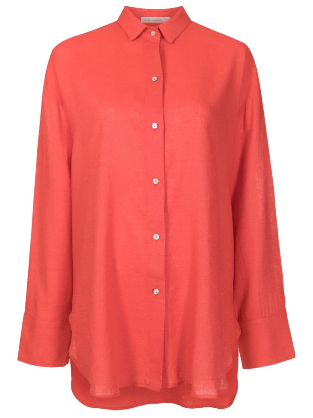 Lenny Niemeyer Button-up Long-sleeved Shirt In Red