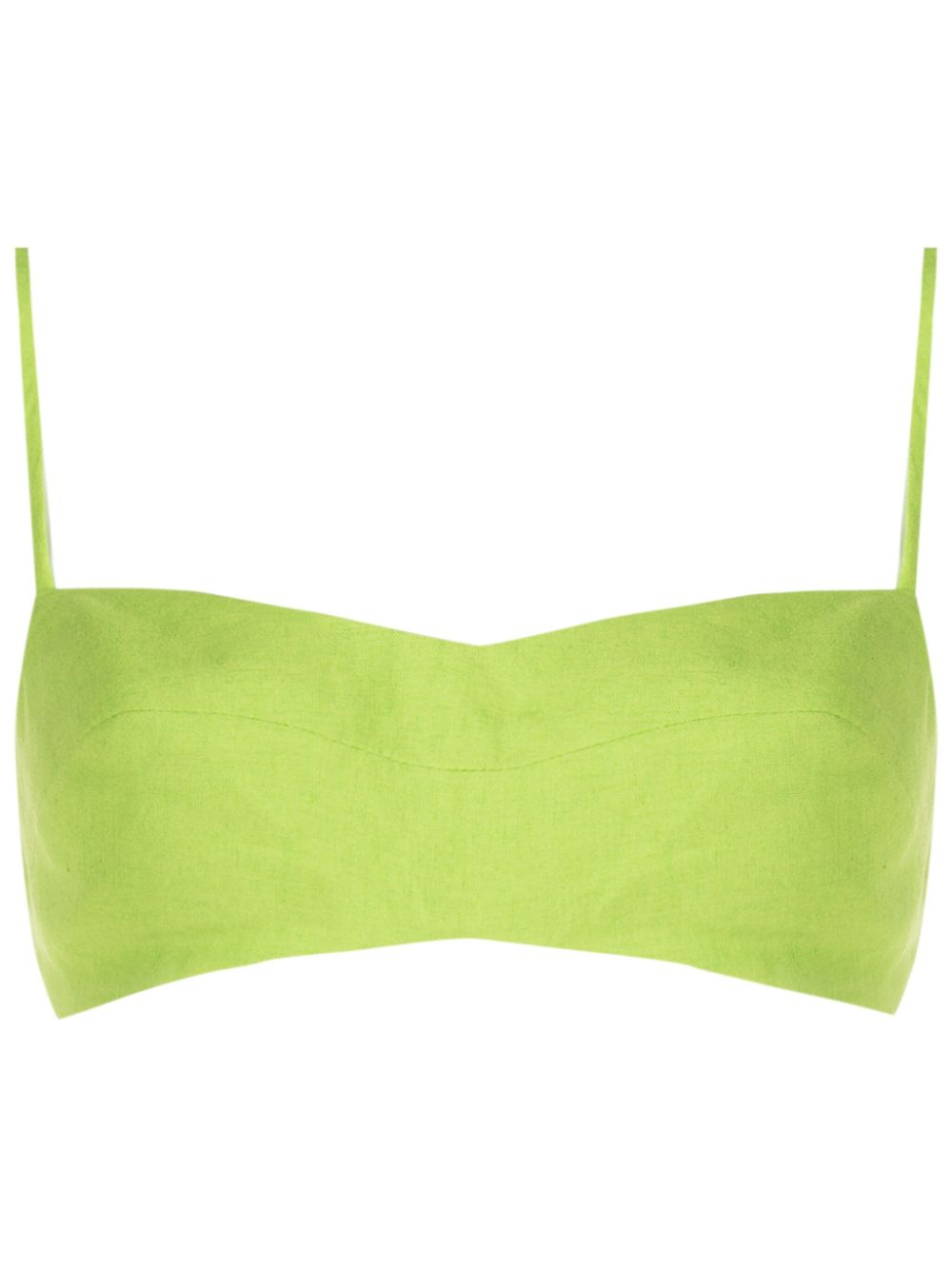 Lenny Niemeyer Elasticated-strap Crop Top In Green