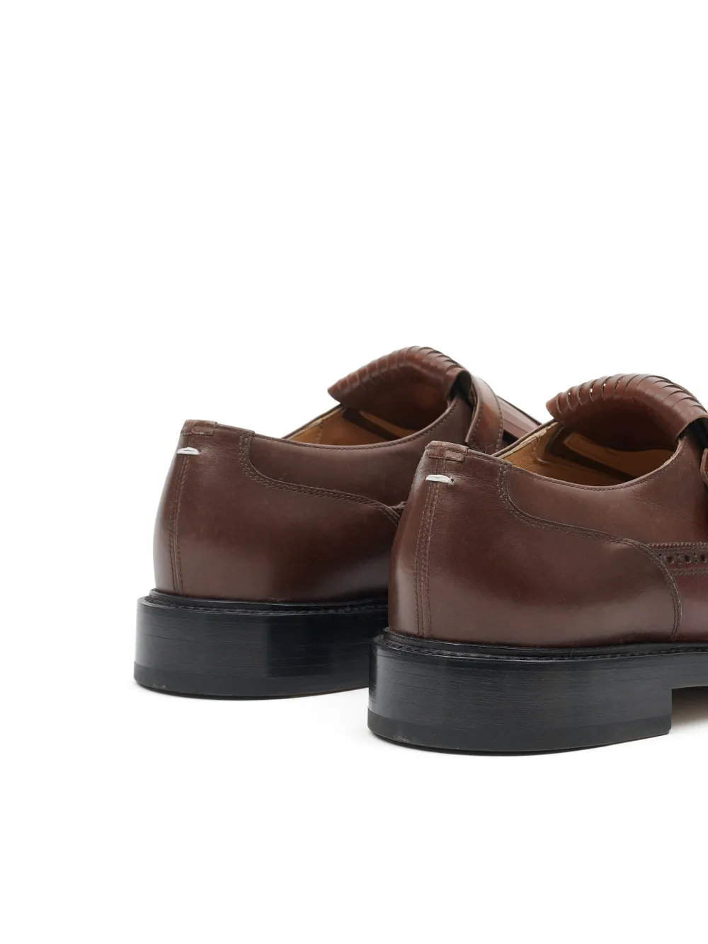 Maison Margiela Tabi Monster leren brogues Bruin