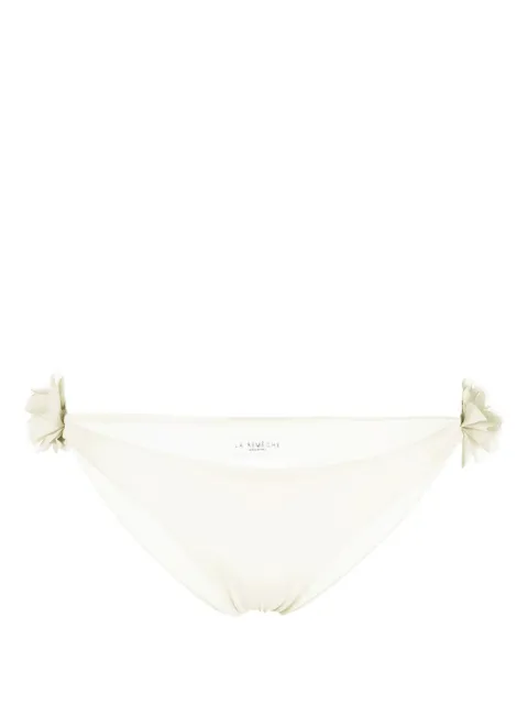 La Reveche Shayna floral-appliqué bikini bottoms 