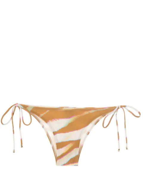 Lenny Niemeyer animal-pattern side-tie bikini bottoms
