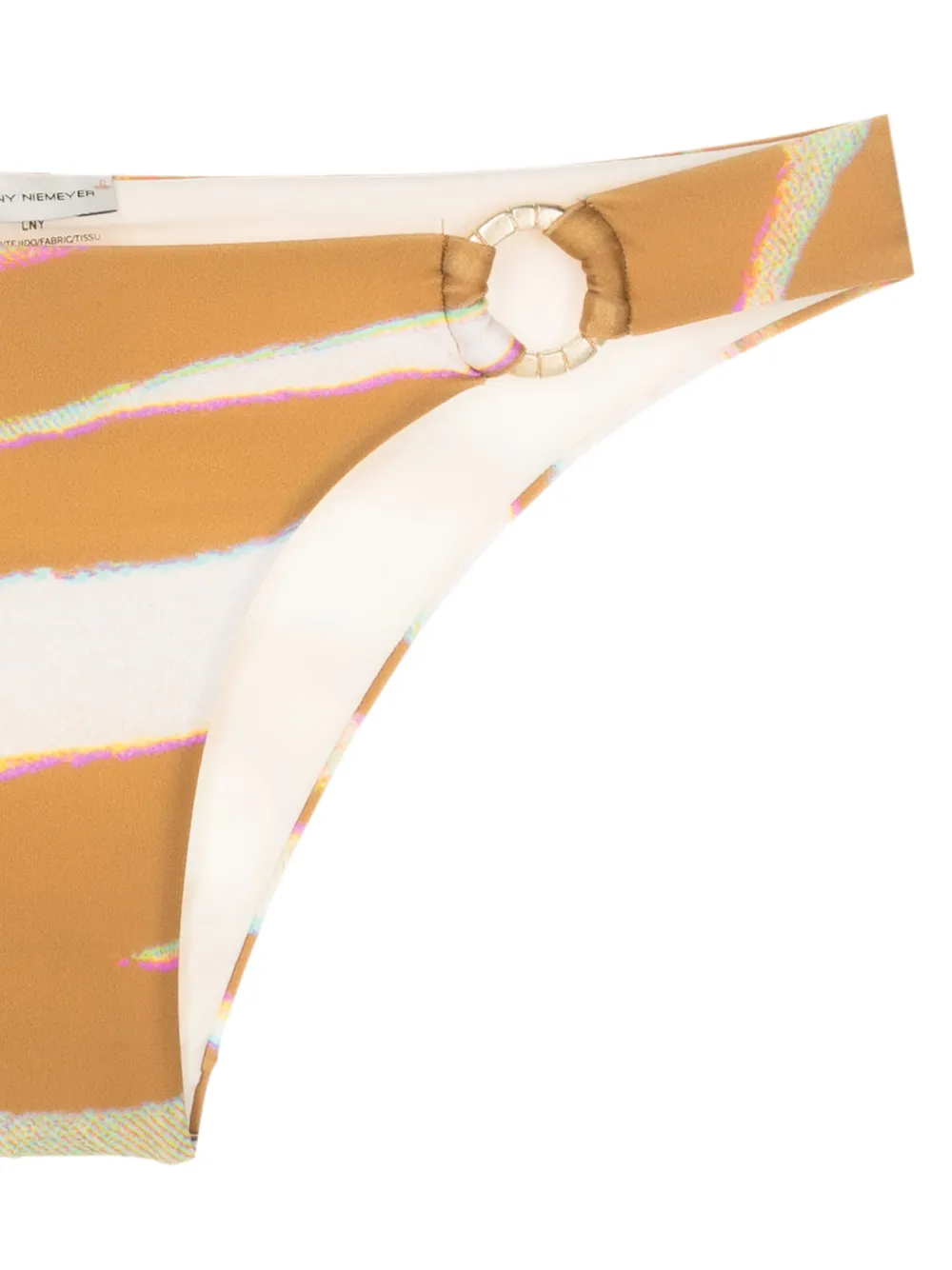 Lenny Niemeyer Oryx Abstract-print Bikini Bottoms In Neutrals