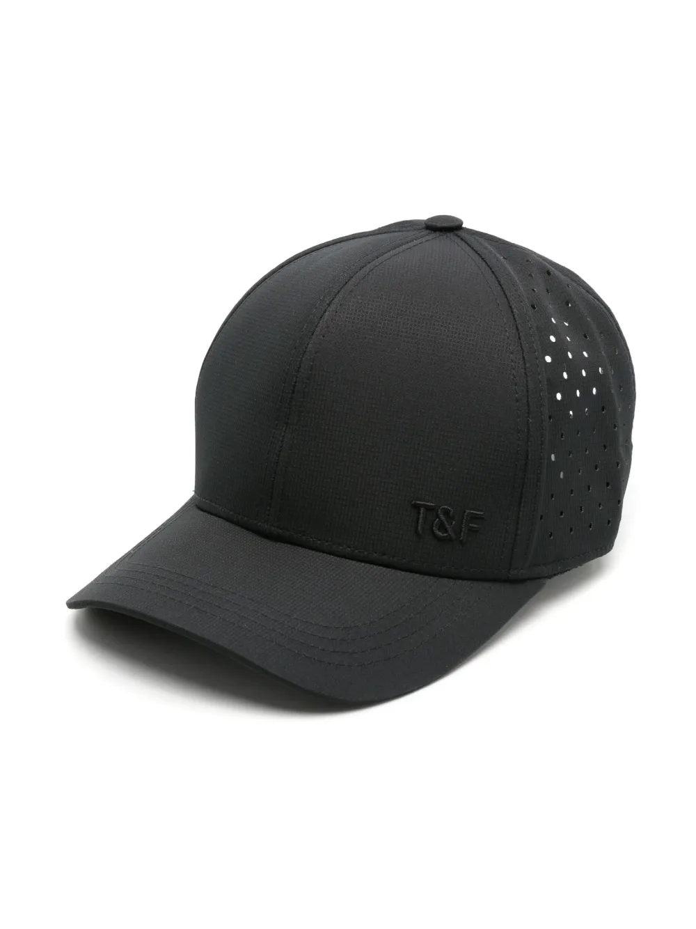 Track & Field Boné com logo bordado | Preto | Image 1