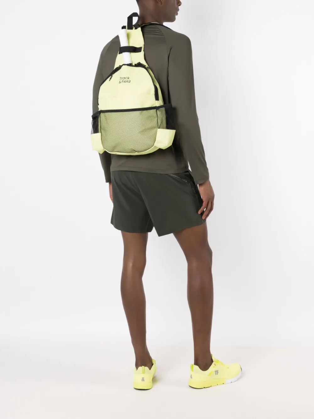 Track & Field Mochila ajustável com estampa de logo | Homem | Image 2