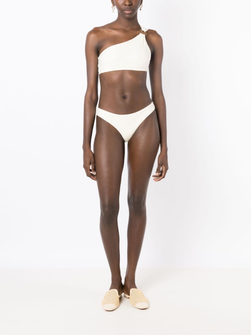 Lenny Niemeyer Asymmetrische bikinitop - Wit