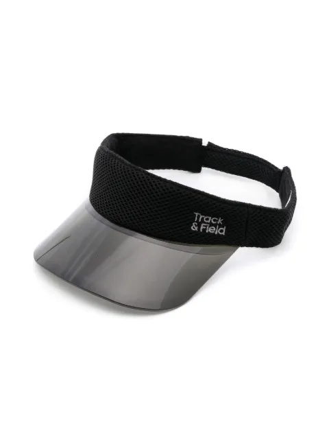 Track & Field Viseira perfurada com logo bordado 