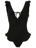 Clube Bossa scoop back frilled swimsuit - Black
