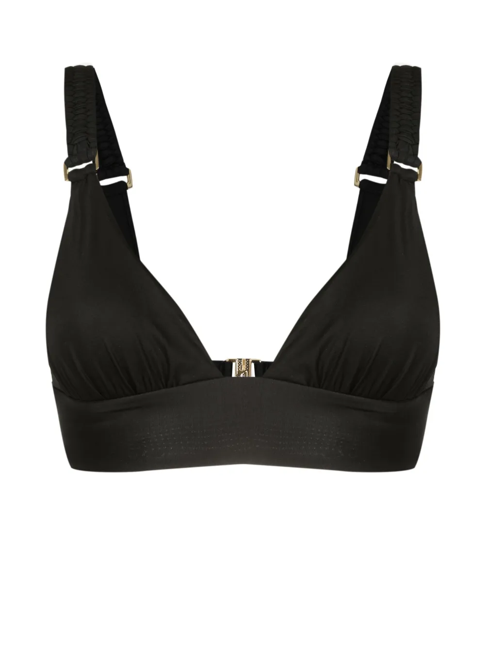 Lenny Niemeyer Macrame Bikini Top In Black