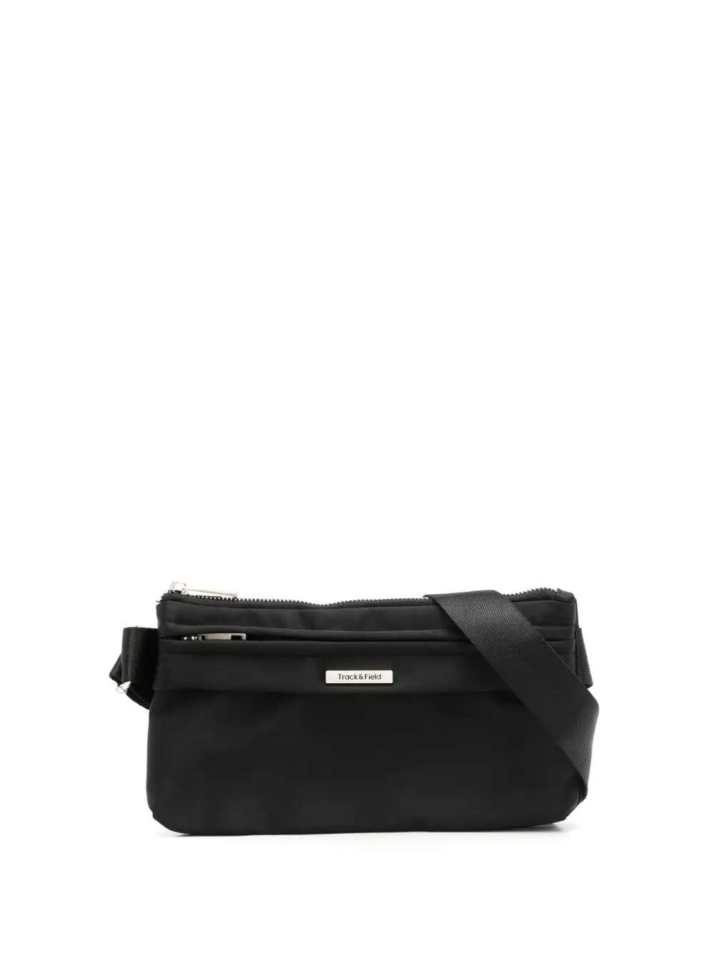 Track & Field Bolsa tiracolo com patch de logo | Preto | Image 1