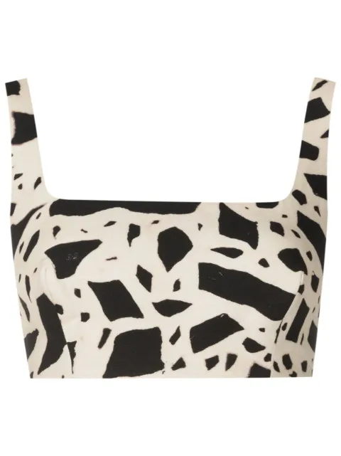 Lenny Niemeyer Elos abstract-print crop top