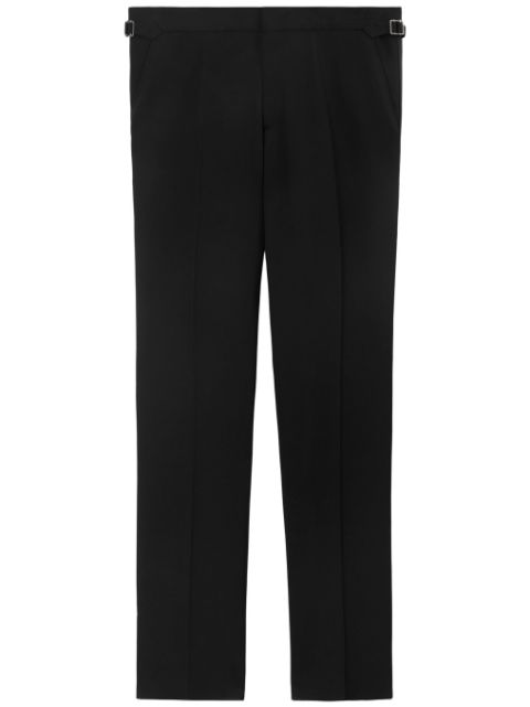 Burberry pressed-crease tailored trousers Men