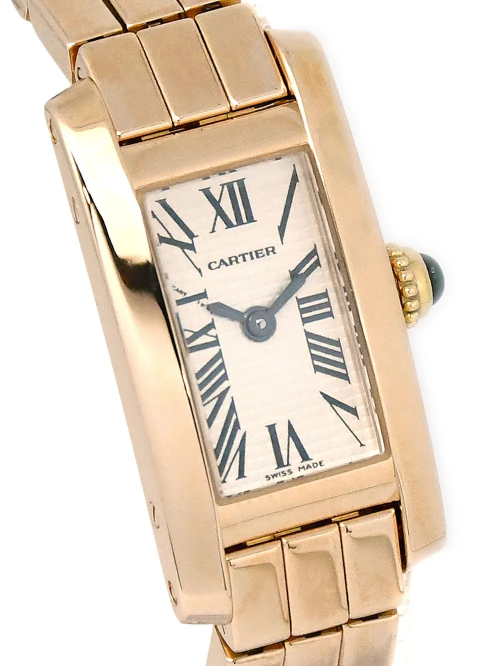 Cartier 1990 pre-owned Tank Allongee Lanieres 22mm - Goud