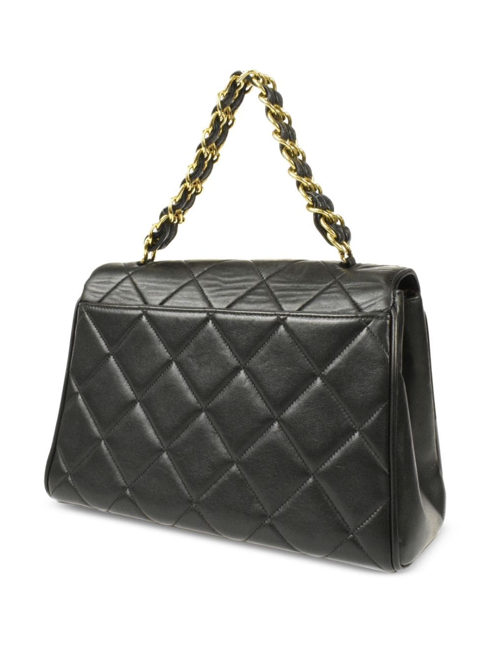 CHANEL Pre-Owned 1997 handtas met omslag - Zwart