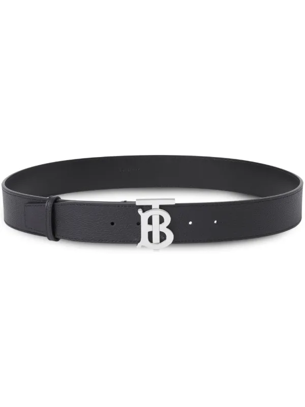 Burberry TB Logo Leather Belt