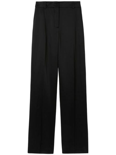 Burberry pressed-crease flared trousers Women