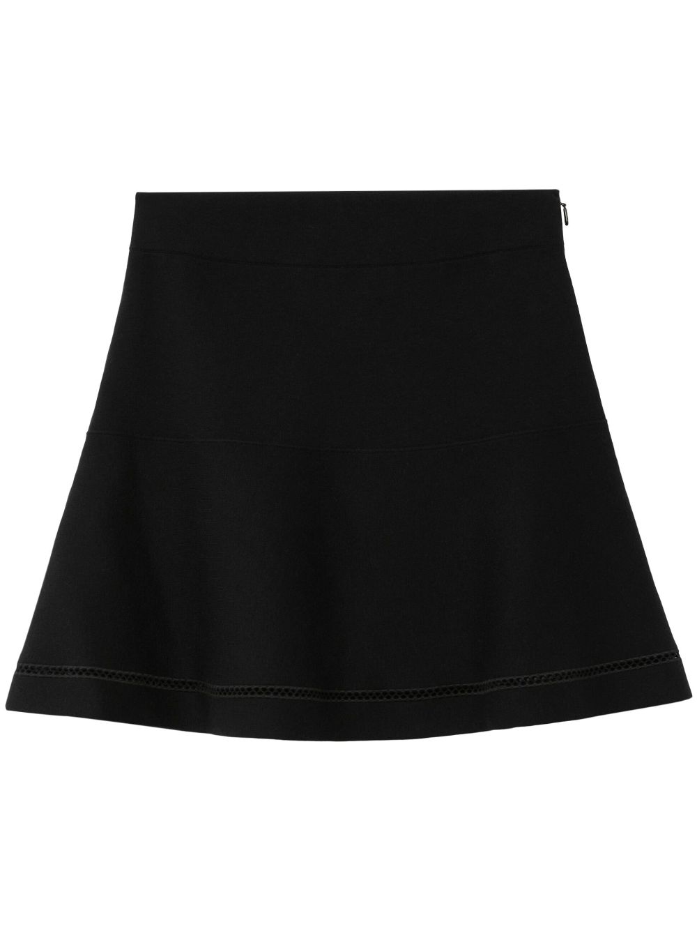 Burberry zip-fastening high-waist skirt - Black