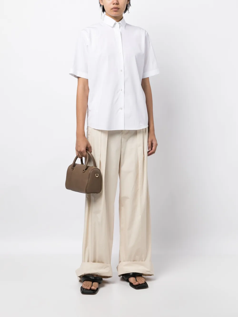 The Row Katoenen blouse - Wit