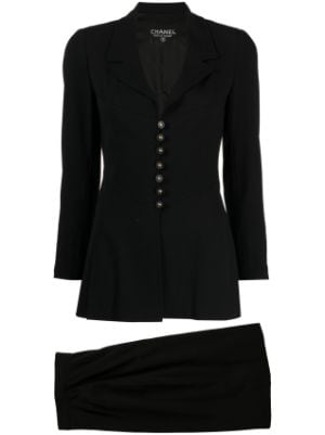Chanel, suit, two-piece, vintage. Size approximately 38. - Bukowskis