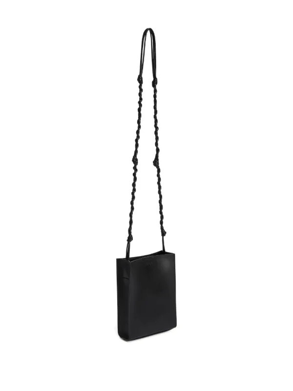 【M】Jilsander ショルダーバッグ ブラック Jil Sander Tangle レザー ショルダーバッグ M | ブラック | FARFETCH JP