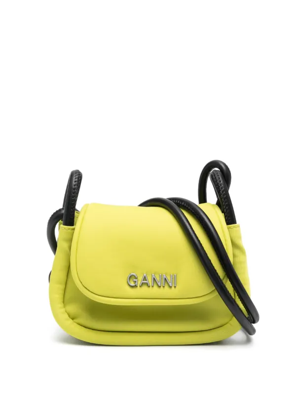 GANNI Mini Knot Flap Crossbody Bag - Farfetch