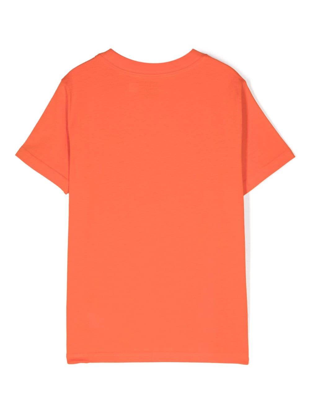 Ralph Lauren Kids T-shirt met geborduurd logo - Oranje