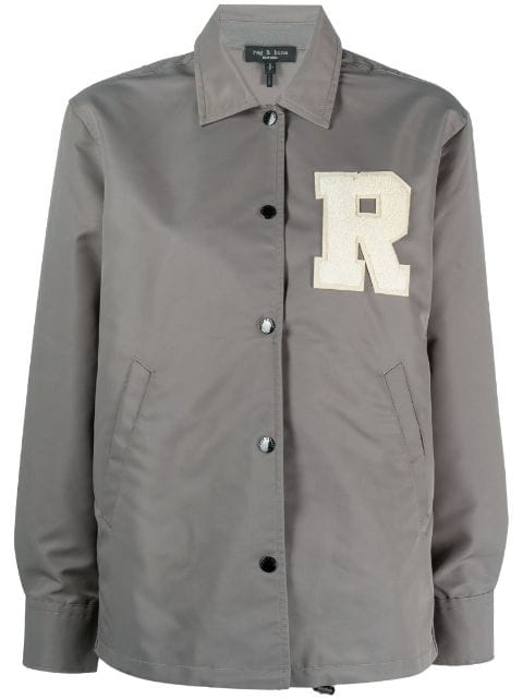 rag & bone Rand logo-patch shirt jacket