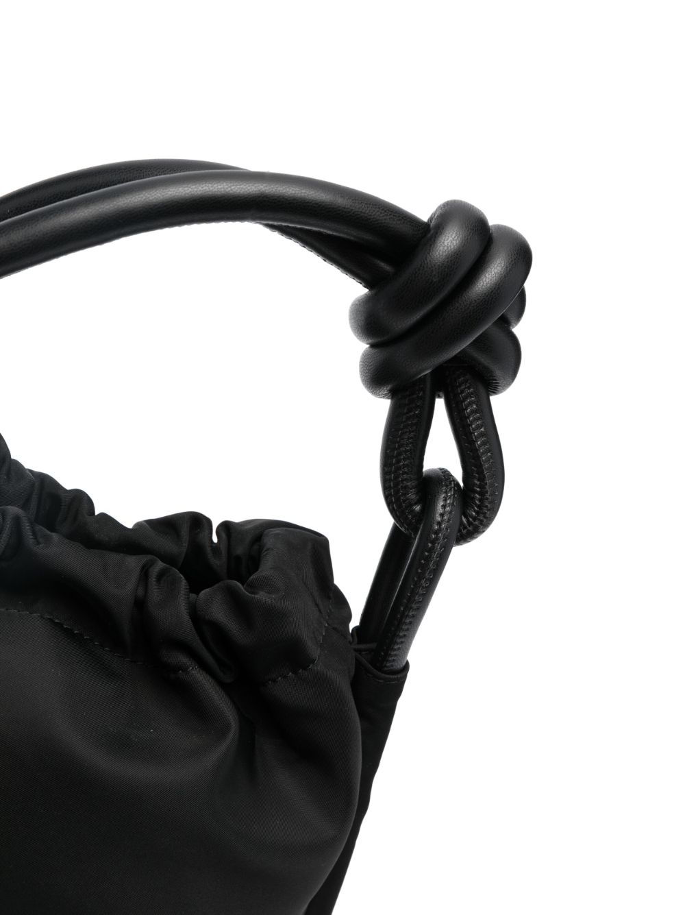 Ganni Small Knot Bucket Bag - Black