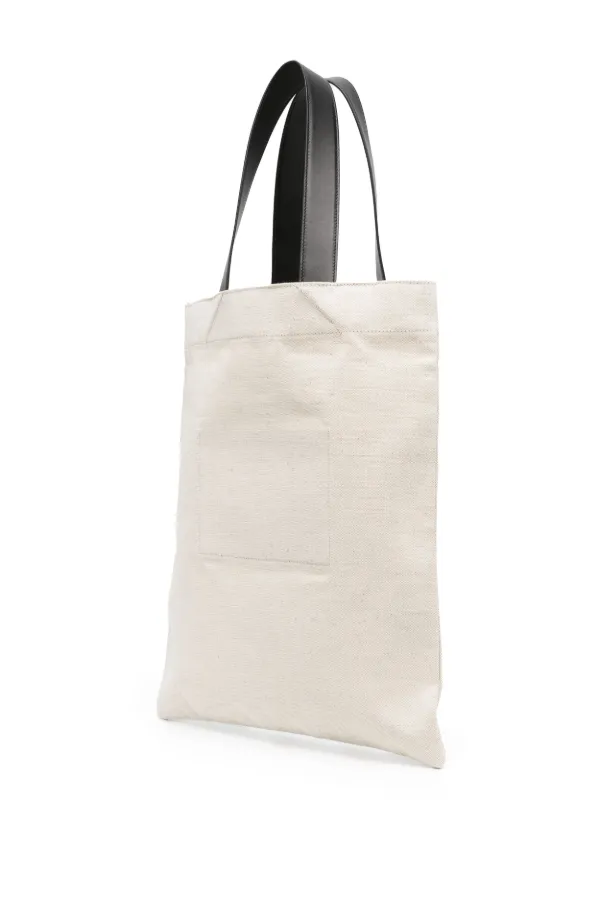 Jil Sander Large Logo Print Tote Bag | Neutrals | FARFETCH