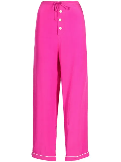 BODE Shadow Jasmine silk pyjama trousers