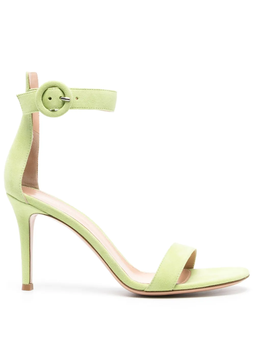 Gianvito Rossi Portofino 85mm suede sandals Green