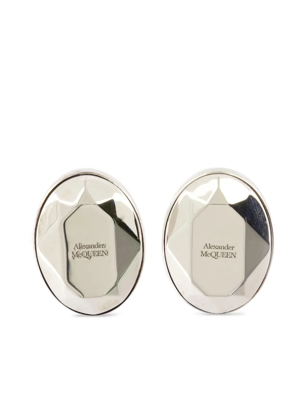 The Faceted Stone earrings